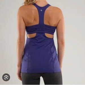 Lululemon turbo tank purple size 10